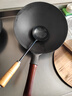 禾呈 炒锅铁锅无涂层传统老式少油烟传统不易粘锅烹饪燃气锅炒菜 手工铁锅 30cm 实拍图
