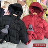 aqpa【95白鸭绒&三防】儿童羽绒服冬男女童宝宝可收纳帅气萌趣保暖 红日 110cm(充绒量44g) 实拍图