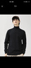 GENIOLAMODE[敖瑞鹏代言]高领毛衣男冬季加绒保暖内搭针织毛线衣服 黑色 XL 实拍图