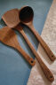 双枪（Suncha）不粘锅专用加长柄鸡翅木质炒菜铲子实木铲木勺食品级厨具铲勺套装 实拍图