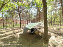 牧高笛（MOBIGARDEN）六角天幕户外露营遮阳防晒防雨天幕俊庭升级版 NX20661014 橄榄绿 实拍图