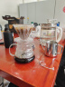CLITON电动咖啡磨豆机 手摇咖啡豆研磨机手冲手磨咖啡机滤杯手冲壶套装 实拍图