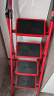星奇堡 家用梯子工程梯折叠多功能人字梯伸缩室内加厚两用梯子 加厚四步梯-红色 实拍图