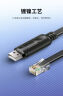 毕亚兹 Console调试线 USB转RJ45网口线 适用思科华为服务器腾达TP-LINK路由器交换机转换线 黑色 1.8米 晒单实拍图