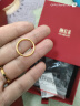 潮宏基足金黄金戒指女款定价 古法小金圈  SRG30004853 15号 实拍图