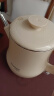 安博尔 电热水壶家用电水壶烧水壶便捷0.8L电烧水壶小型煲水壶304不锈钢小长嘴手冲咖啡壶功夫泡茶壶 HB-K023B 浅棕色 0.8L 实拍图