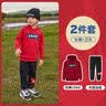 李维斯（Levi's） 儿童装男女童套装加绒两件套秋冬款保暖套头卫衣长裤 正黑色 140 /68 【建议身高128-140cm】 实拍图
