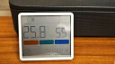 杜克温湿度计室内时钟家用高精度表数显电子壁挂式仪TH1 白色 实拍图