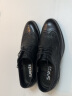 沙驰男鞋2024夏季新款打孔透气凉鞋高档布洛克商务正装皮鞋男 752143083Z-黑色 41 欧码比国码大一码 晒单实拍图