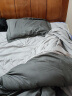 艾薇宿舍床三件套磨毛被罩床单枕套三件套 极速灰被套150*200cm 晒单实拍图