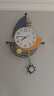 美世达钟表装饰挂钟客厅简约北欧创意现代挂墙艺术时尚网红家用大气时钟 大号：40*66.5（表盘23）CM 实拍图