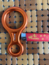 欣达（xinda）户外攀岩装备八字环下降器缓降器8字环保护器速降安全防护8字扣 桔色45kN 实拍图