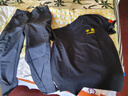 寻战鹰户外迷彩服下裤黑色制服保安裤作训裤多口袋耐磨战术裤修身作战裤 黑色作训裤+上衣套装 XXL/180《2尺9》 实拍图