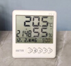 MITIR 温度计室内电子闹钟干湿温度计家用温度湿度计温度表HTC-7 晒单实拍图