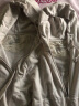 无印良品 MUJI 男女通用 紧密编织毛圈 拉链连帽衫 休闲外套 无性别 卫衣 银灰色 XXS-XS(150/72A) 实拍图