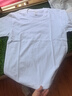 珞妮（LUONI）重磅纯棉短袖t恤女夏季新款男女同款小白T纯色宽松休闲显瘦打底衫 白色 S 建议80-100斤 实拍图