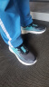鸿星尔克（ERKE）童鞋中性运动鞋儿童旋钮扣夏季透气跑鞋正黑/数码蓝37 晒单实拍图