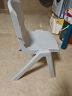 华恺之星 塑料凳 家用小板凳换鞋凳子小孩学习椅餐椅靠背椅子 HK5601 灰 实拍图