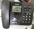 飞利浦（PHILIPS）电话机座机 固定电话 办公家用 免提通话 免电池 来电显示 TD-2808 (黑色) 实拍图