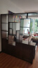 迈林（MaiLin）客厅隔断柜实木酒柜现代简约玄关柜屏风双面入户间厅柜储物柜 胡桃色 1.7米 实拍图