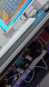 蔓斯菲尔（MSFE）双人电脑桌台式家用电竞桌椅套装办公书桌书架学习写字桌子工作台 【推荐】40MM腿带层架160cm 实拍图