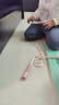 特步（XTEP）竹节跳绳儿童幼儿园成人小学生健身训练器材花样跳绳学校考试浅粉 实拍图