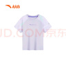 安踏儿童短袖T恤男女运动速干衣夏季透气小童宝宝T恤衫A372429102 实拍图