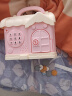 欣格存钱罐儿童玩具小房子手提储钱屋可存可取钥匙开锁可爱储钱罐粉色 实拍图