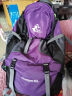 川诺登山包大容量多功能户外休闲运动男女旅行50L双肩背包 066紫色 实拍图
