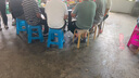 啄木鸟（TUCANO）夏季冰丝短袖t恤男翻领POLO体恤衫中年宽松免烫半袖爸爸装男上衣 黑色 2XL (180) 建议150-165斤 实拍图
