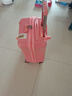 AO WEI LA小黄鸭儿童行李箱可骑可坐男女儿童旅行箱行李箱骑行箱儿童拉杆箱 粉色花朵鸭 24英寸 实拍图