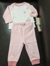 戴维贝拉（DAVE＆BELLA）儿童内衣套装男童睡衣宝宝女童家居服两件套秋冬新款秋衣秋裤 粉色【现货】 80 cm（建议身高73-80cm） 实拍图