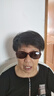 晶乐天然水晶石眼镜女款时尚妈妈墨镜中老年个性太阳镜防晒遮阳石头镜 中款-2108-C3紫色 实拍图