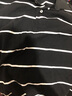 无印良品（MUJI）男式 棉水洗天竺编织 短袖POLO衫 衬衫 纯棉 全棉男装 ABE14A3S 黑色 XL 实拍图