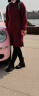 VEROMODA连衣裙2023新款学院风休闲舒适连帽修身针织裙女 E15番干红色 165/84A/M 晒单实拍图