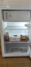 小吉（MINIJ）121升单门冰箱小冰箱 租房小型家用冰箱BC-121CM迷你复古冷藏冷冻一体电冰箱礼物 实拍图