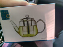 忆壶茶（YI HU TEA）茶壶玻璃泡茶壶耐高温煮茶壶加厚烧水茶具带过滤茶水壶杯子大容量 时光壶单壶小号600ml 实拍图