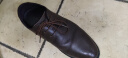 红蜻蜓舒适商务休闲时尚系带皮鞋男士正装德比婚鞋 WTA73762 棕色 42 实拍图