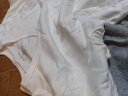 佐丹奴（Giordano） 男装T恤 男装两件装V领纯棉纯色打底衫男短袖男士T恤衫 03白/花灰色 大码(175/100A) 实拍图