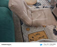 喻品懒人沙发床上靠背阳台小户型飘窗椅单人榻米沙发椅 LZ015米色 晒单实拍图