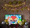 多美忆生日场景布置气球生日装饰成人儿童男孩女孩周岁快乐桌飘金色年华 实拍图
