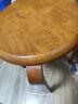 家逸家用实木换鞋凳创意凳子休闲圆凳可叠放餐凳椅子 实拍图