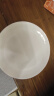 斯凯绨（Sky Top）陶瓷盘子骨瓷西餐盘大号牛排盘饺子盘家用酒店纯白10英寸月光形 晒单实拍图