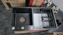 格卫森洗菜盆厨房水槽双槽304不锈钢洗碗槽洗菜池台下盆水池盆水池盆 标准套餐带下水一套(无龙头) 纳米双槽-75*41cm 实拍图