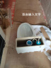 箭牌（ARROW）马桶卫生间小户型陶瓷抽水虹吸蓝光釉连体式坐便器AB1701 305坑距 实拍图