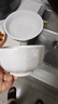 洁雅杰 米饭碗中式釉下彩4.5英寸陶瓷碗 白瓷小碗家用汤碗面碗套装 吃饭碗喝汤碗 微波炉可用 6只装 中华碗 实拍图