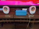 联想（Lenovo）异能者电脑音箱有线小音响家用桌面音箱USB高音质 多媒体台式机笔记本电脑音响 电视音响 白橙色 实拍图