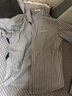 构致（GLOY&ZENITH）夏季五分袖短袖衬衫男休闲薄款衬衣男士日系纯棉条纹文艺中袖上衣 灰色 XXL（140-155斤） 实拍图