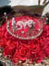 AIMORNY52朵红玫瑰永生香皂花同城配送鲜母亲节520生日礼物花送妈妈女友 实拍图