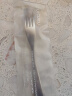 路卡酷（LUCUKU）304不锈钢主餐叉 鱼尾E款叉子餐叉西餐水果沙拉牛排叉 实拍图